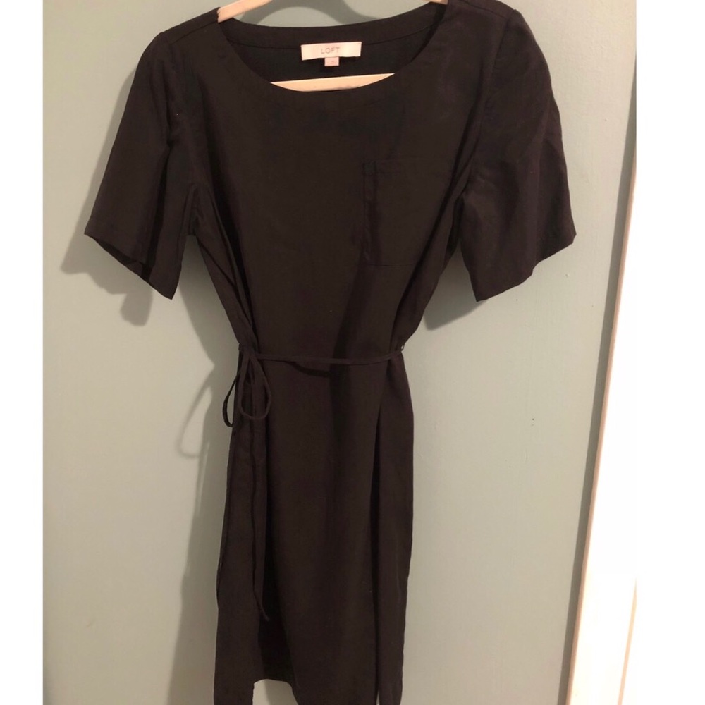 Loft black dress size small
